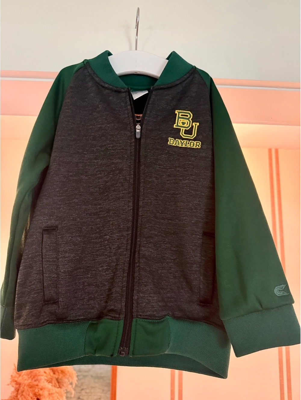 Colosseum Baylor Bear Jacket Sz 5T EUC
